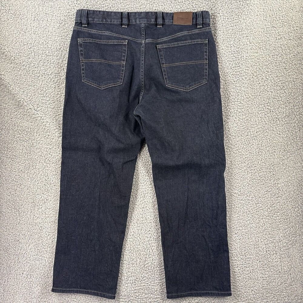 Ermenegildo Zegna Jeans 36x27 Dark Wash Straight Leg Denim Made in Italy Luxury - Picture 5 of 7
